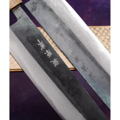 Tsutomu Kajiwara Damascus Bocote Bunka 16.5 cm