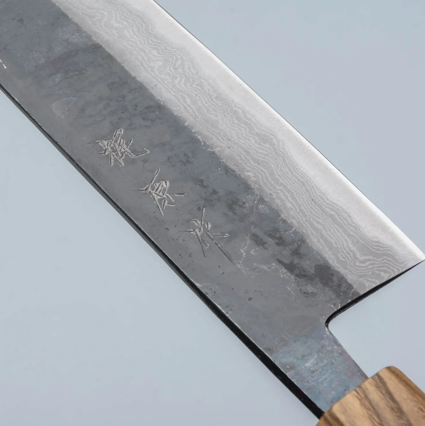 Tsutomu Kajiwara Damascus Kiritsuke 21 cm