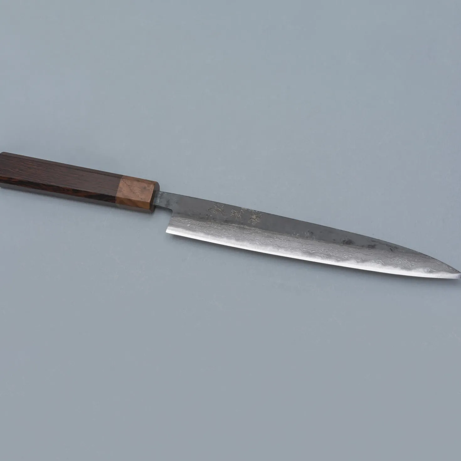 Tsutomu Kajiwara Damascus Sujihiki 24 cm