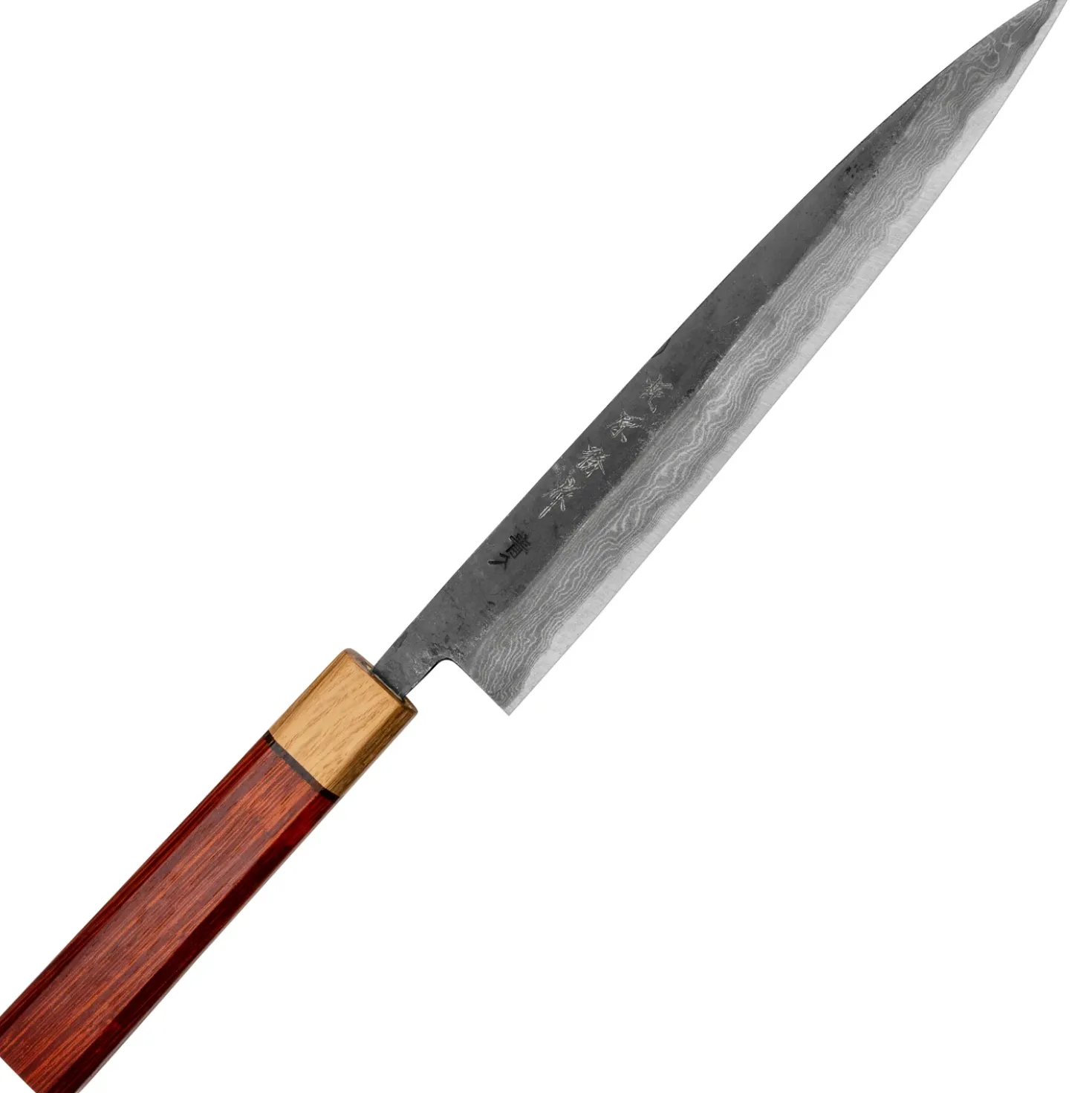 Tsutomu Kajiwara Damascus Sujihiki 24 cm