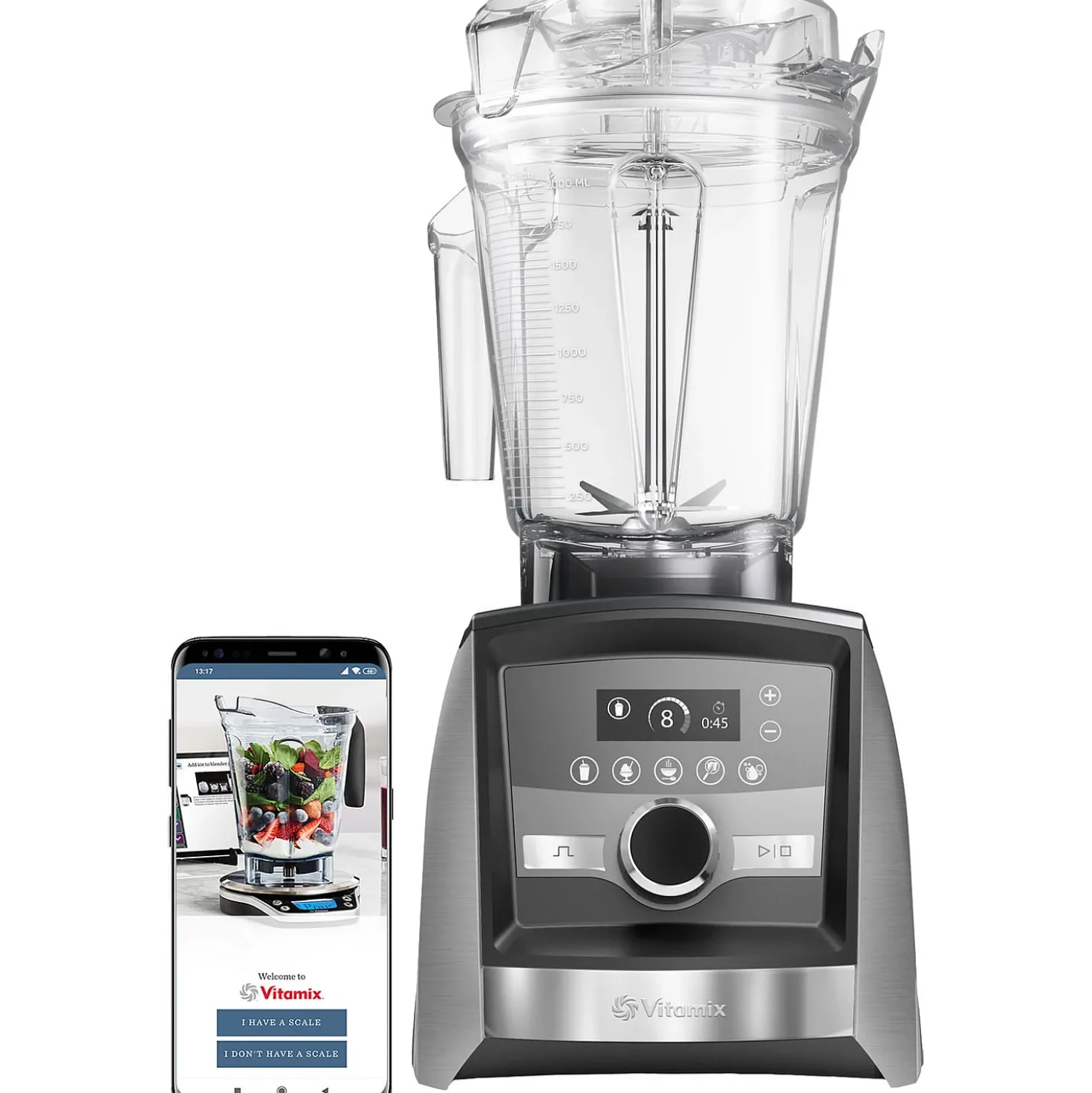 Vitamix A3500i Ascent Blender Brushed RVS