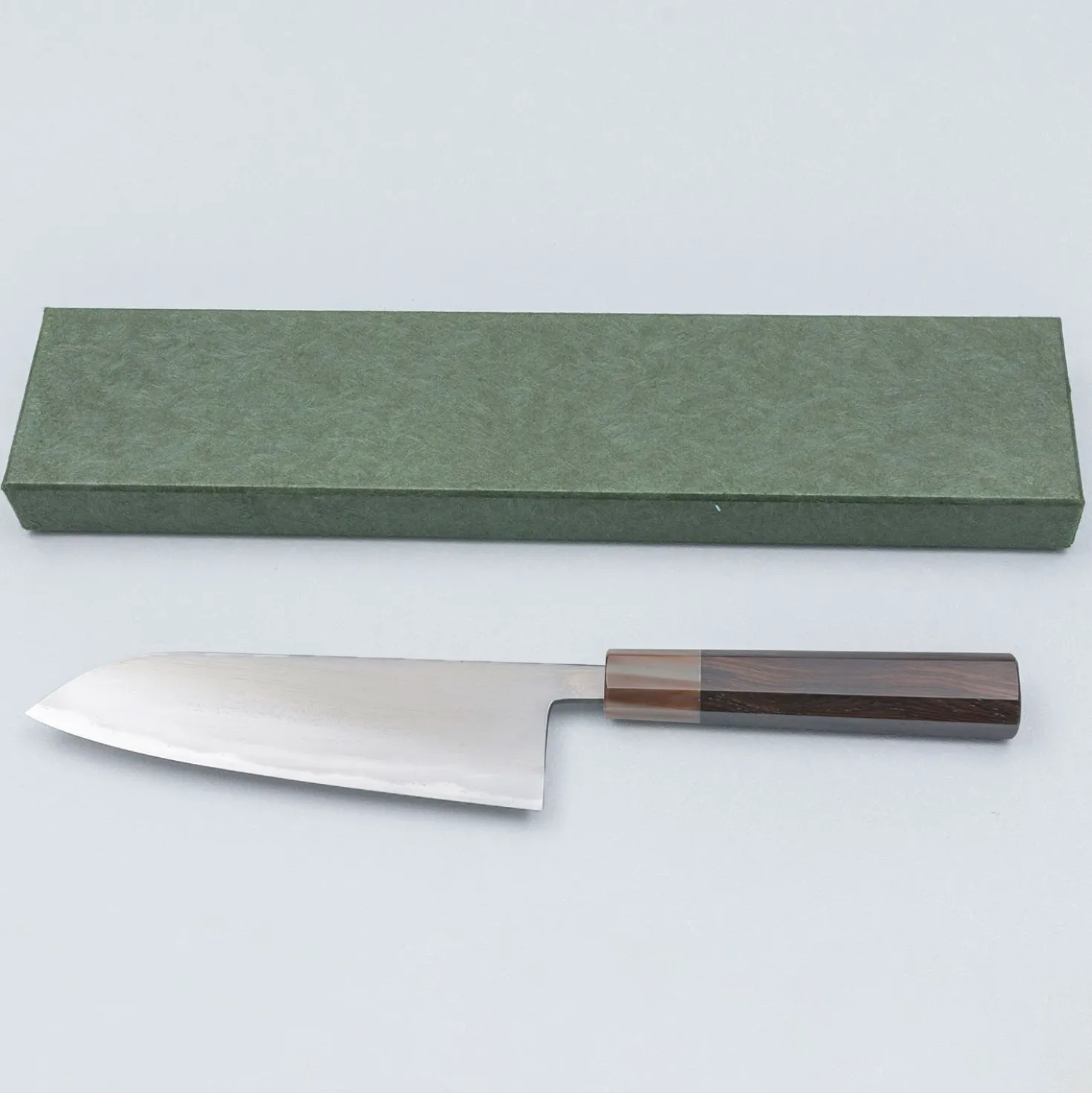 Wakui Shirogami #2 Ebony Santoku 16.5 cm