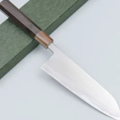 Wakui Shirogami #2 Ebony Santoku 16.5 cm