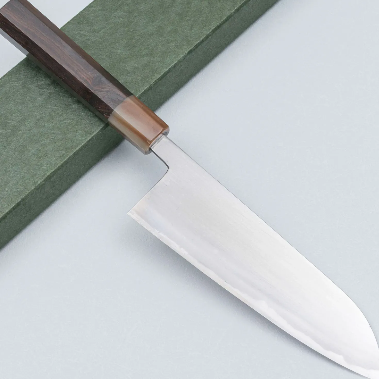 Wakui Shirogami #2 Ebony Santoku 16.5 cm