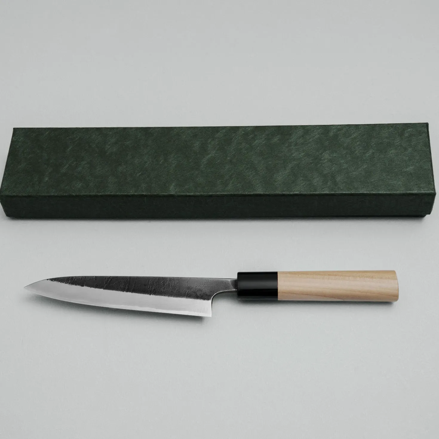 Wakui Shirogami #2 Kurouchi Petty 13.5 cm