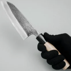 Wakui Shirogami #2 Kurouchi Santoku 15 cm