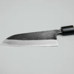 Wakui Shirogami #2 Kurouchi Santoku 15 cm