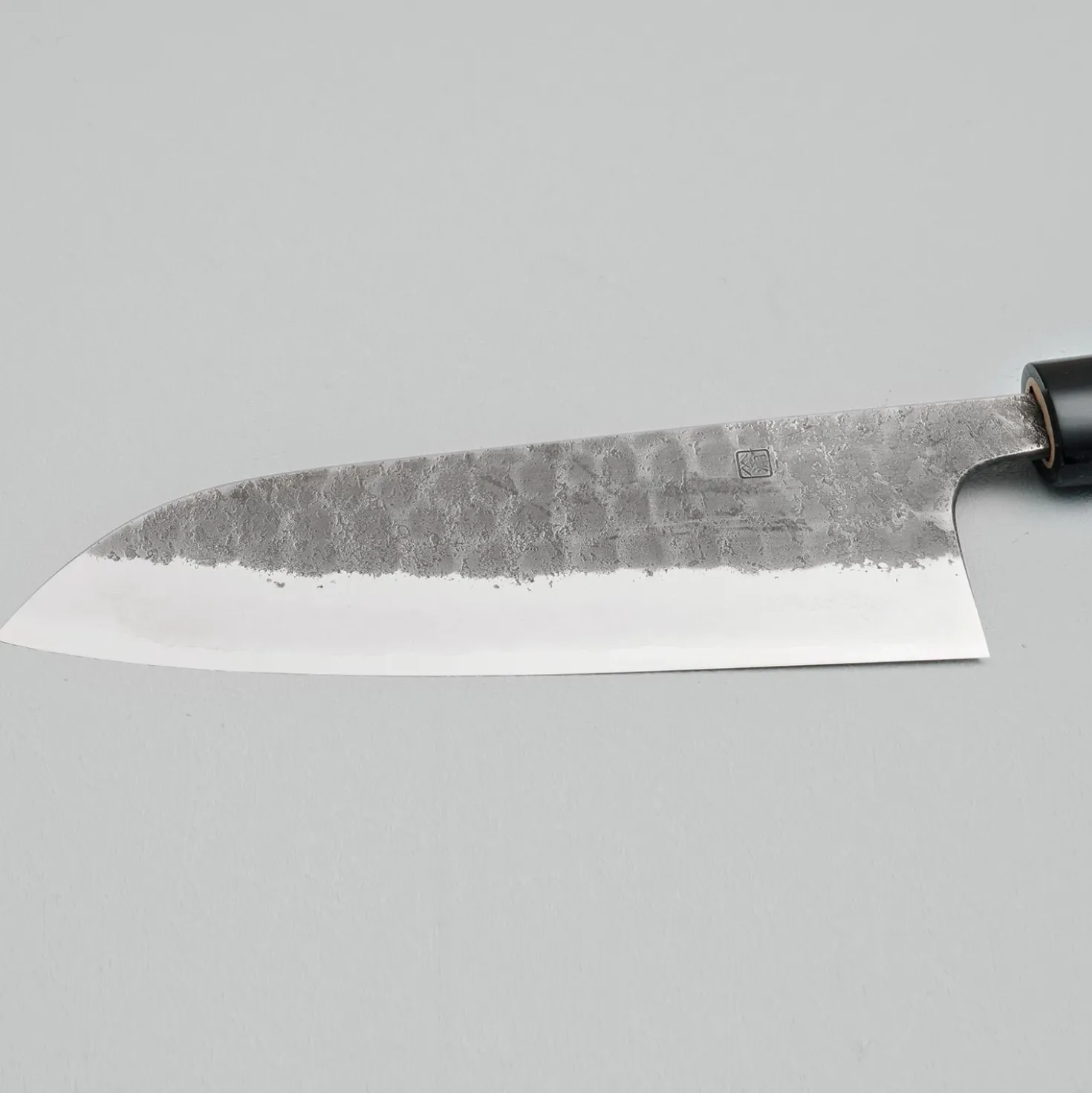 Wakui Shirogami #2 Tsuchime Kurouchi Santoku 16.5 cm