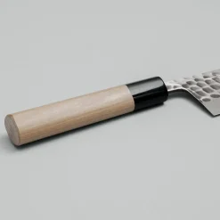 Wakui Shirogami #2 Tsuchime Migaki Santoku 16.5 cm