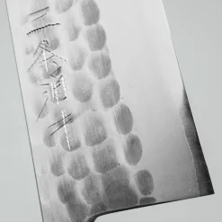 Wakui Shirogami #2 Tsuchime Migaki Santoku 16.5 cm
