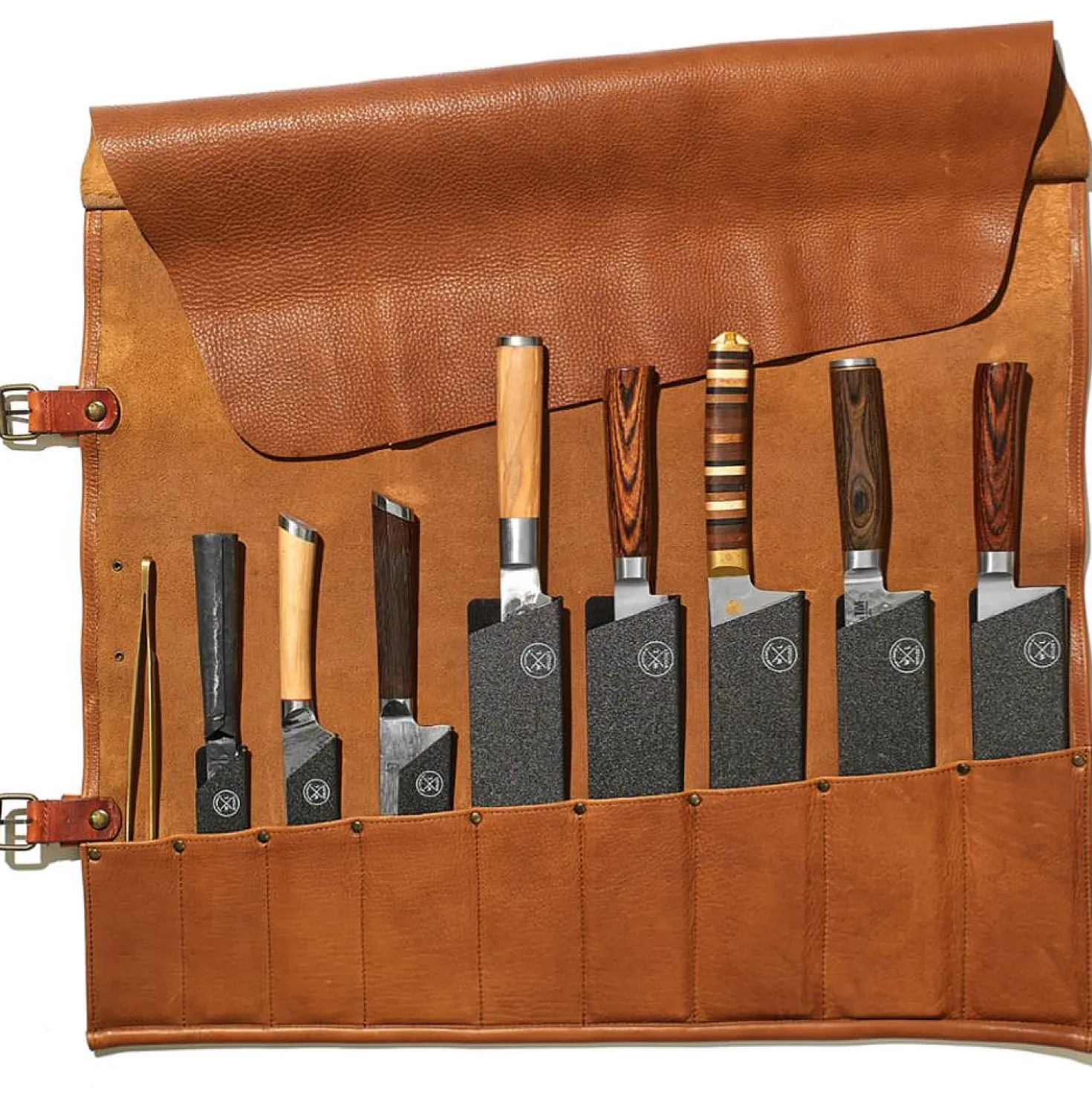 Witloft Leren Messenmap Cognac 9 vaks