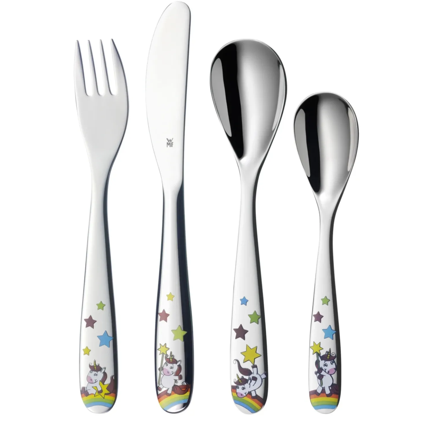 WMF Kinderbestek Unicorn 4-delig