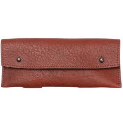 Wunschleder Leren Riemetui Cognac
