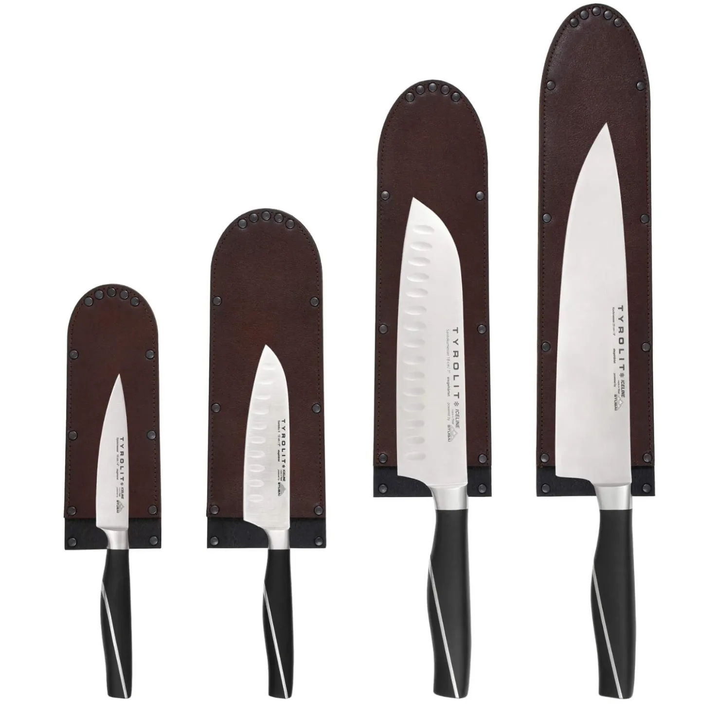 Wunschleder Mesbeschermer Rundleer Bruin Met Kevlar 25 cm