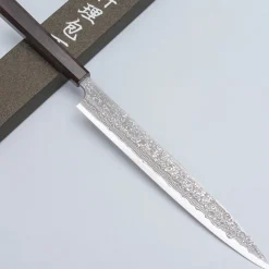 Yauji Yoshihiro Aogami #2 Damast Yanagiba 27 cm