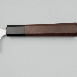 Yauji Yoshihiro Aogami #2 Damast Single Bevel Santoku 16.5