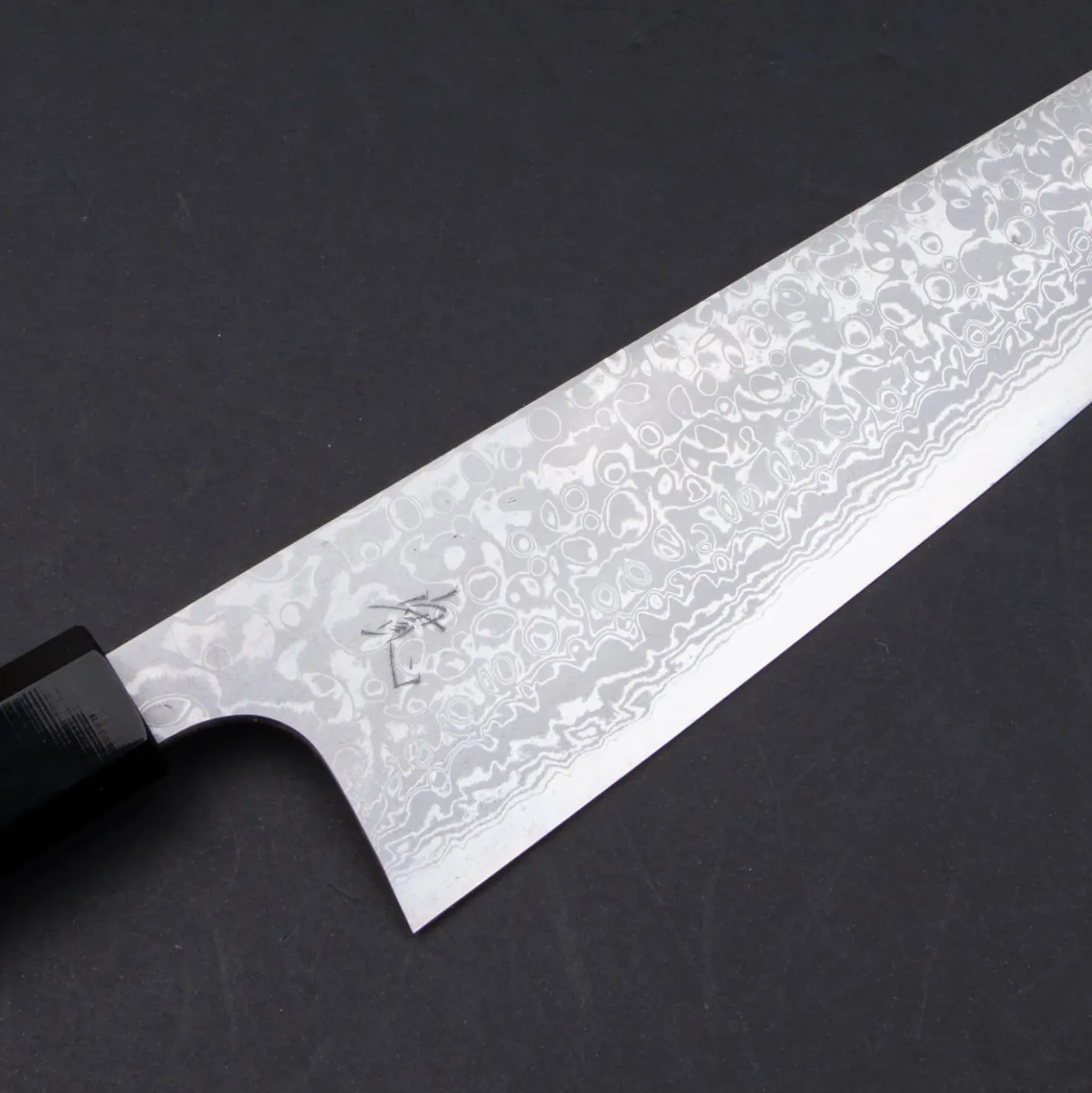 Yauji Yoshihiro Aogami #2 Damast Single Bevel Kiritsuke 210