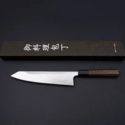 Yauji Yoshihiro Aogami #2 Damast Single Bevel Kiritsuke 210