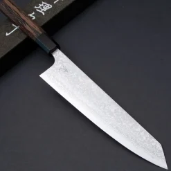 Yauji Yoshihiro Aogami #2 Damast Single Bevel Kiritsuke 210