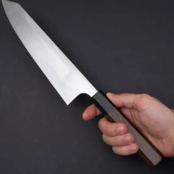 Yauji Yoshihiro Aogami #2 Damast Single Bevel Kiritsuke 210