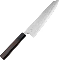 Yauji Yoshihiro Aogami #2 Damast Single Bevel Kiritsuke 210