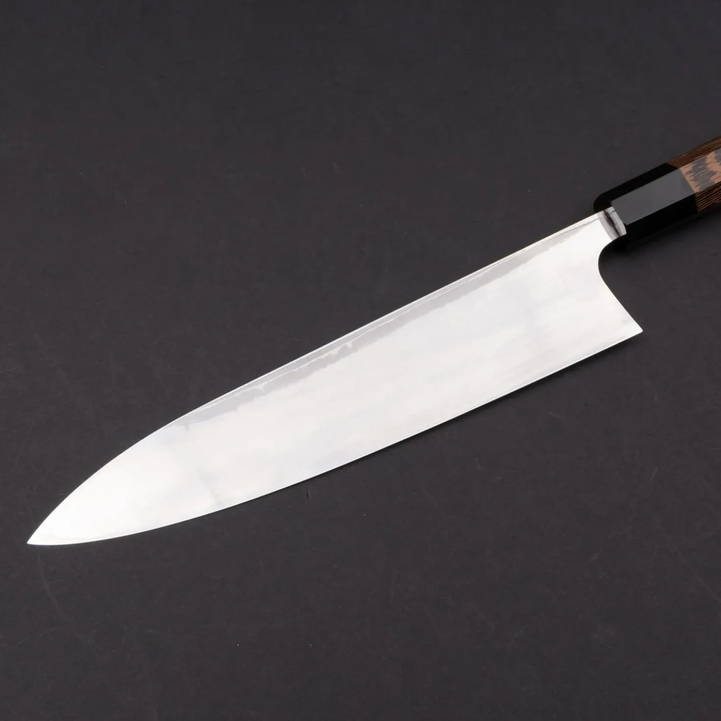 Yauji Yoshihiro Aogami #2 Damast Single Bevel Gyuto 240