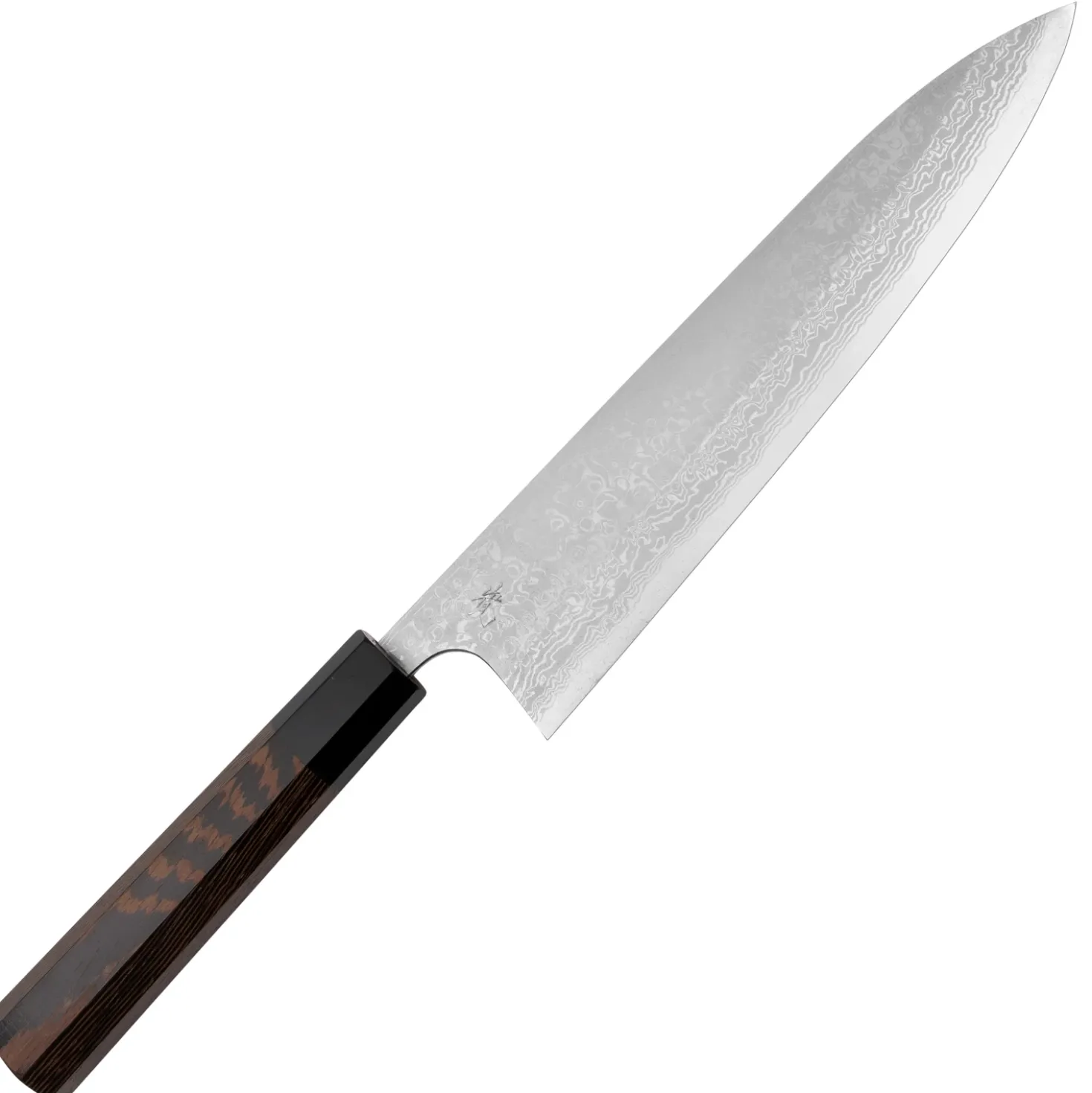 Yauji Yoshihiro Aogami #2 Damast Single Bevel Gyuto 240
