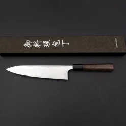 Yauji Yoshihiro Aogami #2 Damast Single Bevel Gyuto 210