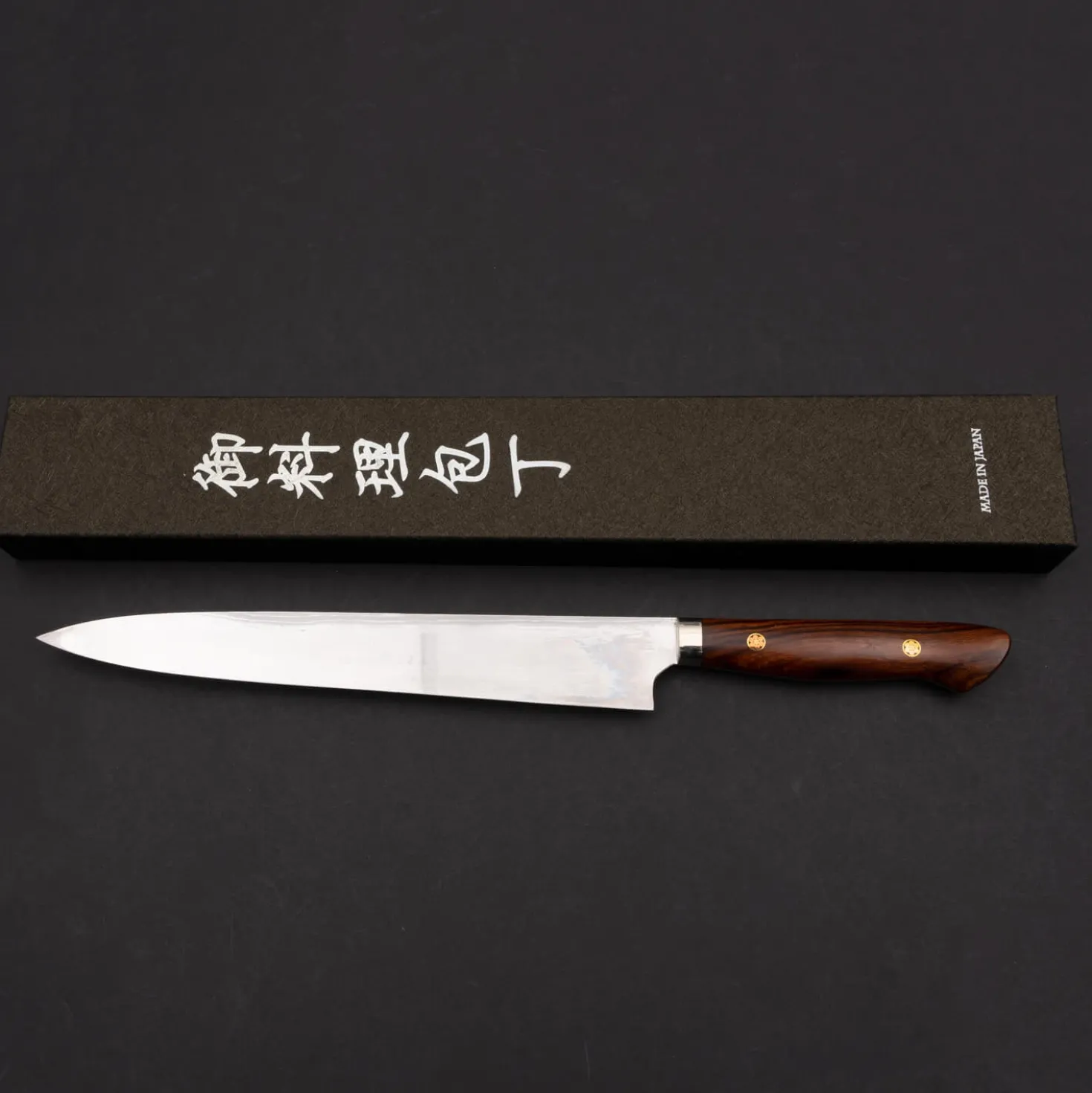 Yauji Yoshihiro Aogami #2 Damast Yanagiba 27 cm