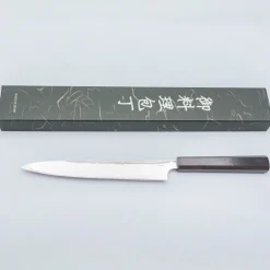 Yauji Yoshihiro Aogami #2 Damast Yanagiba 24 cm