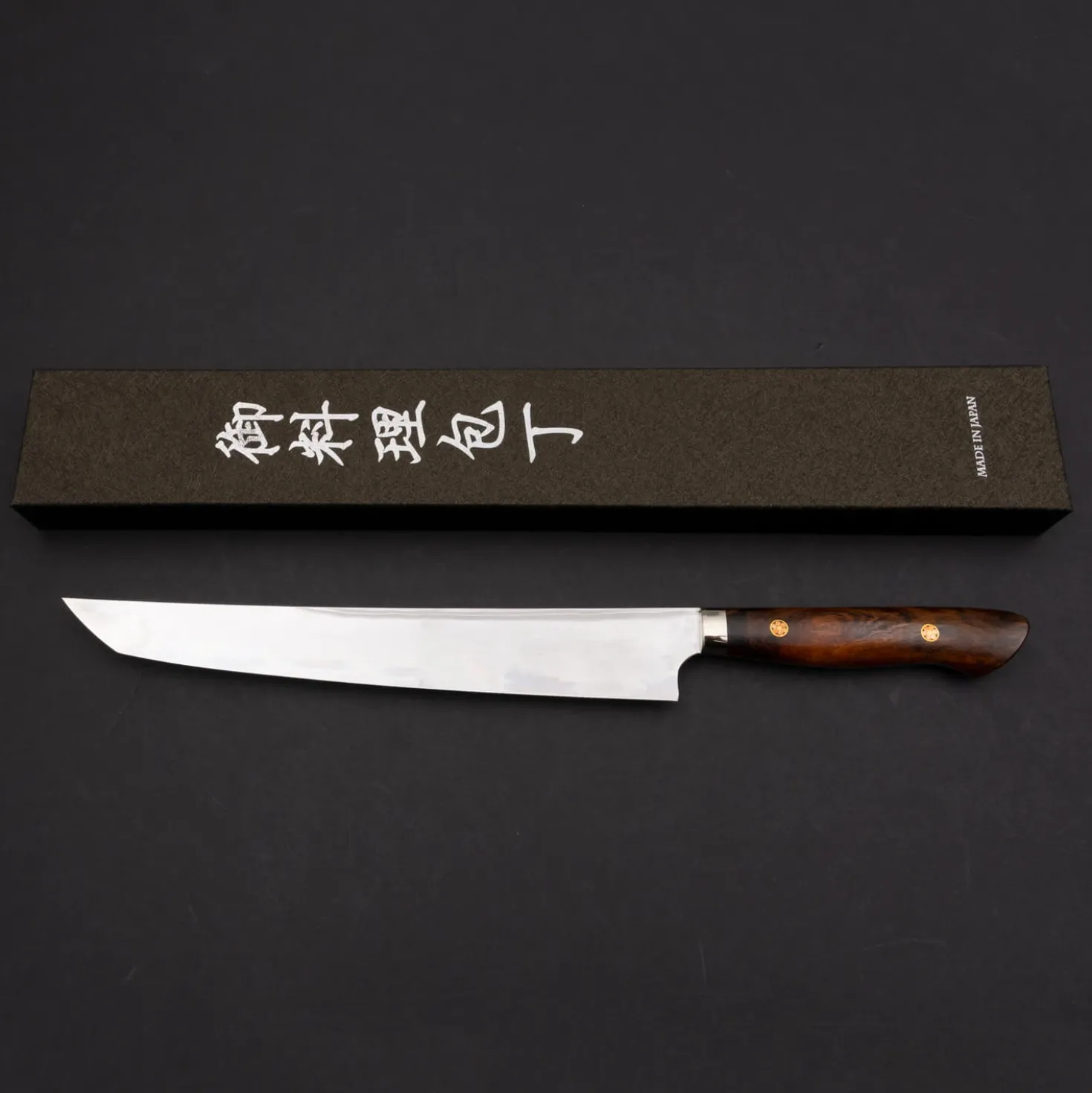 Yauji Yoshihiro Aogami #2 Damast Sakimaru Yanagiba 27 cm