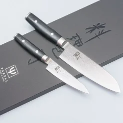 Yaxell Ran 69 Messenset Santoku + Petty