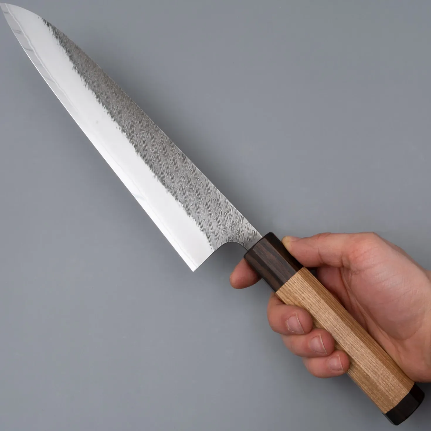 Yoshikane Shirogami #2 Kurouchi Tsuchime Gyuto 240