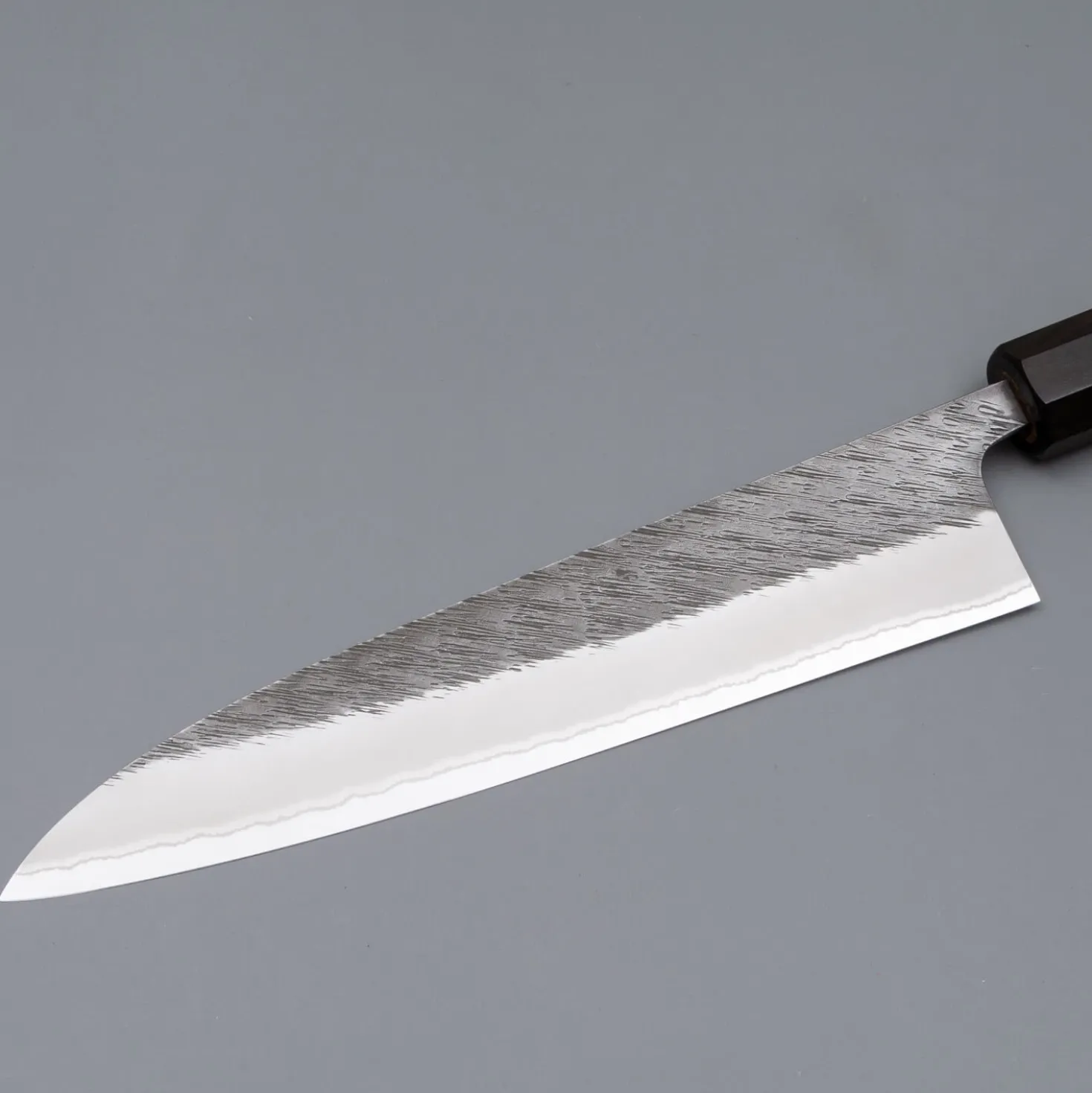 Yoshikane Shirogami #2 Kurouchi Tsuchime Gyuto 210