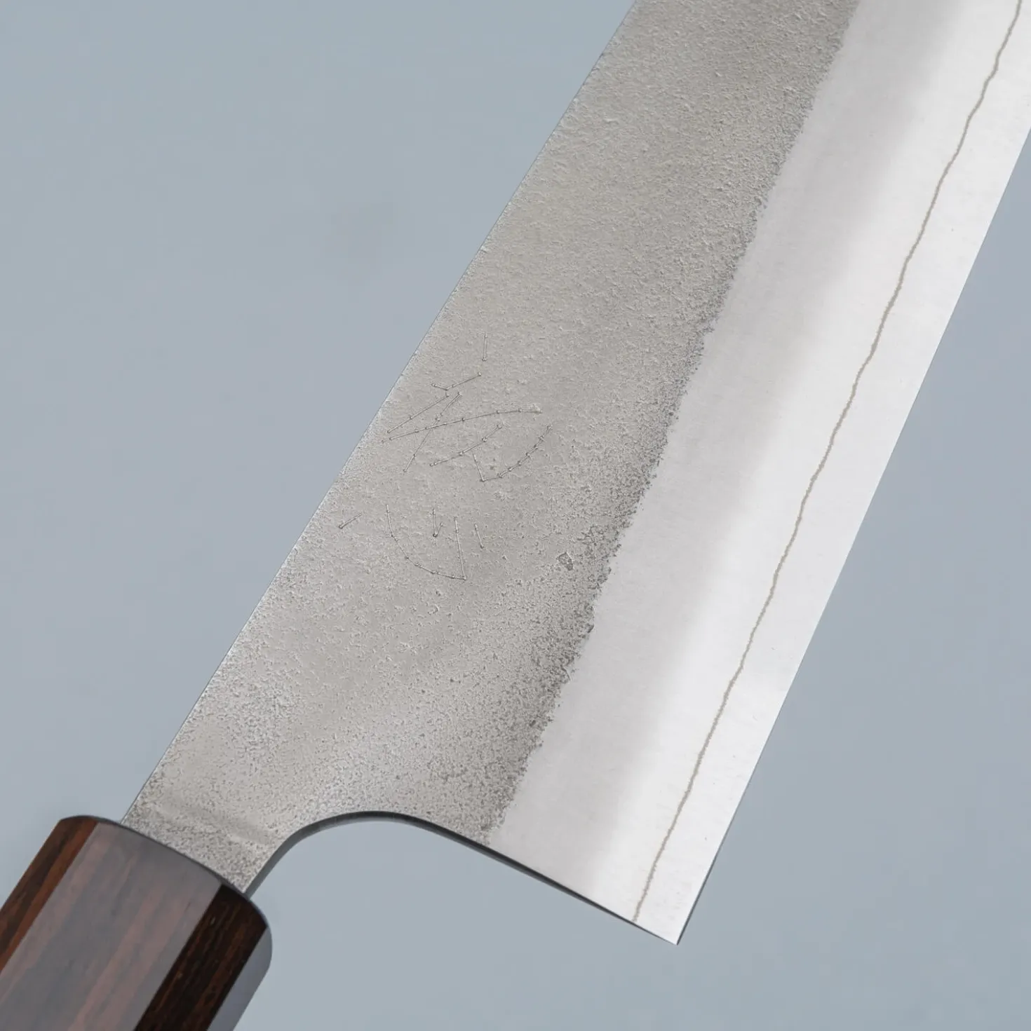 Yoshikane Shirogami #2 Nashiji Ebony Kiritsuke 21 cm