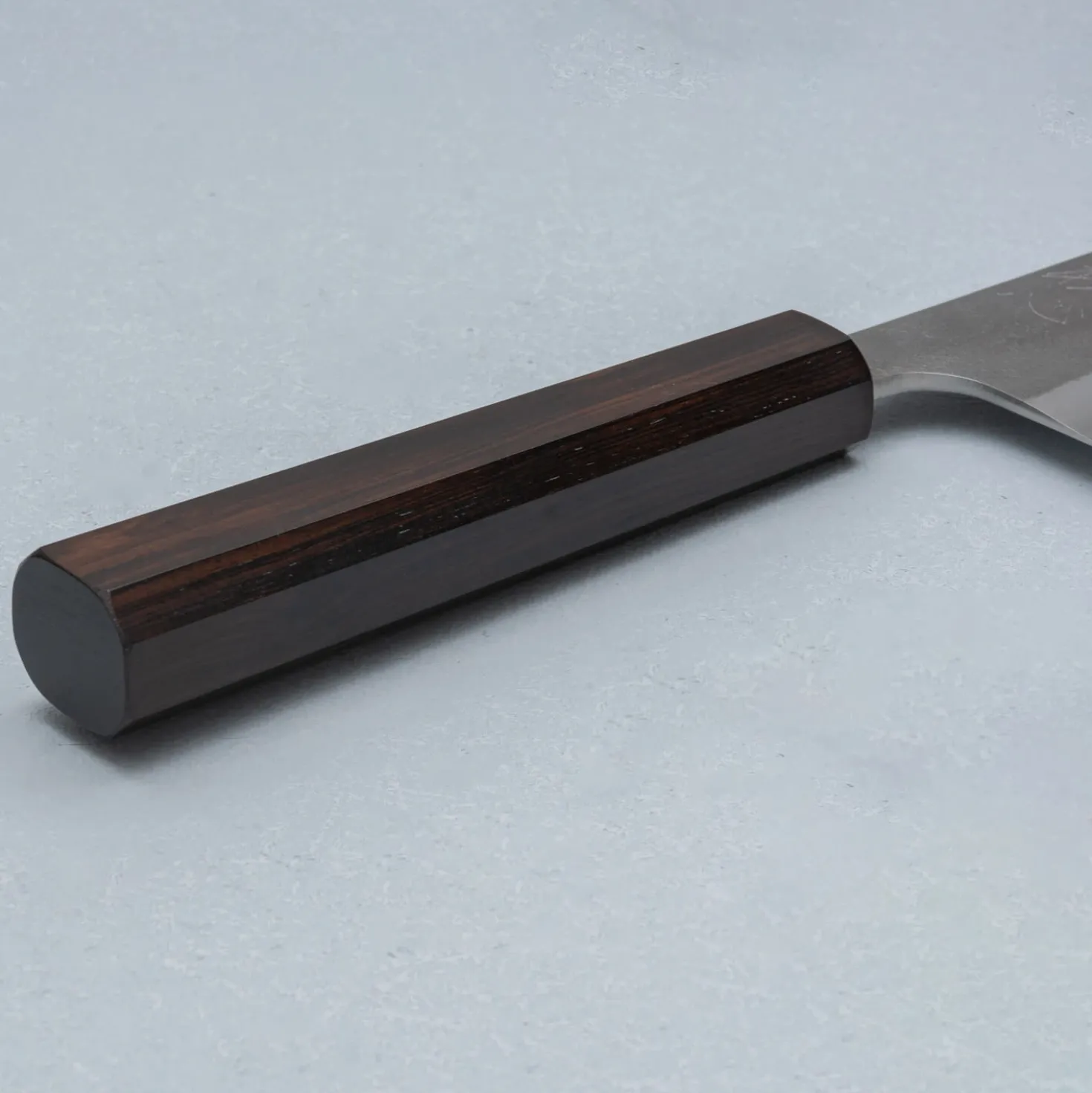 Yoshikane Shirogami #2 Nashiji Ebony Kiritsuke 21 cm
