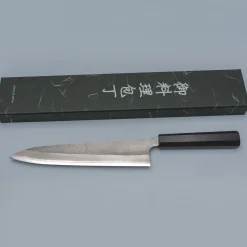 Yoshikane Shirogami #2 Nashiji Ebony Gyuto 240