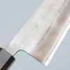 Yoshikane Shirogami #2 Nashiji Ebony Santoku