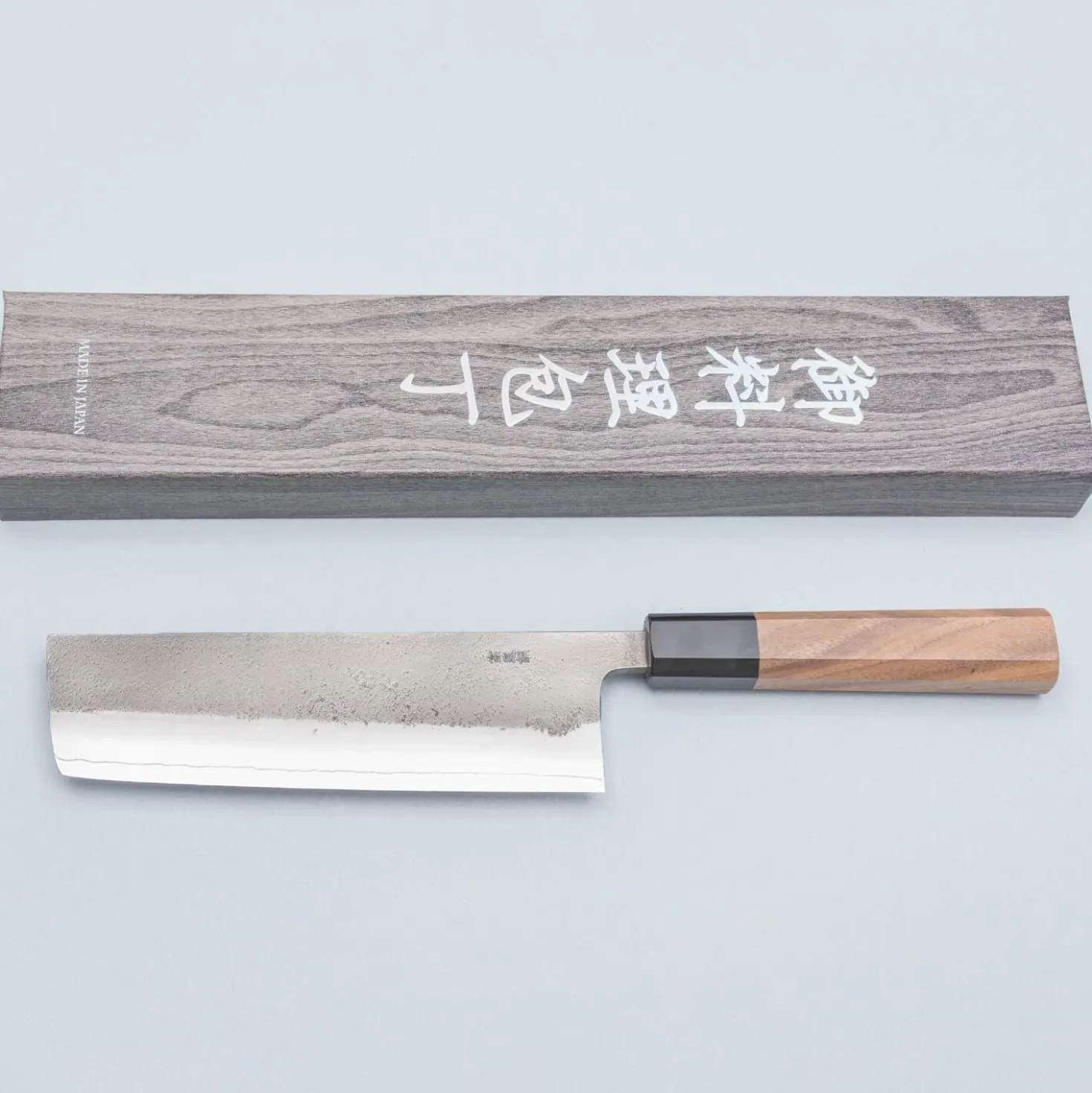 Yoshikane SKD Nashiji Walnut Nakiri 16 cm