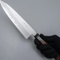 Yoshikazu Tanaka Shirogami #1 Damast Wenge Gyuto 21 cm