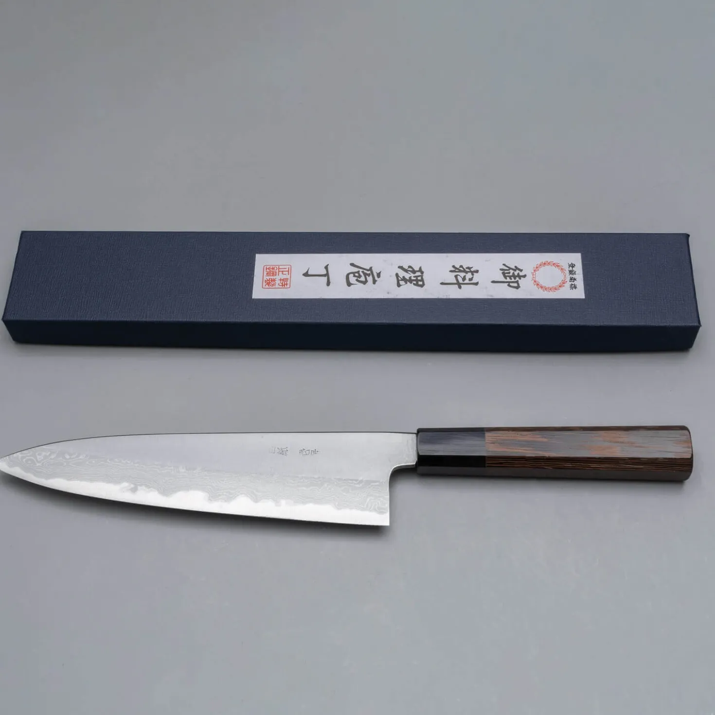Yoshikazu Tanaka Shirogami #1 Damast Wenge Gyuto 21 cm