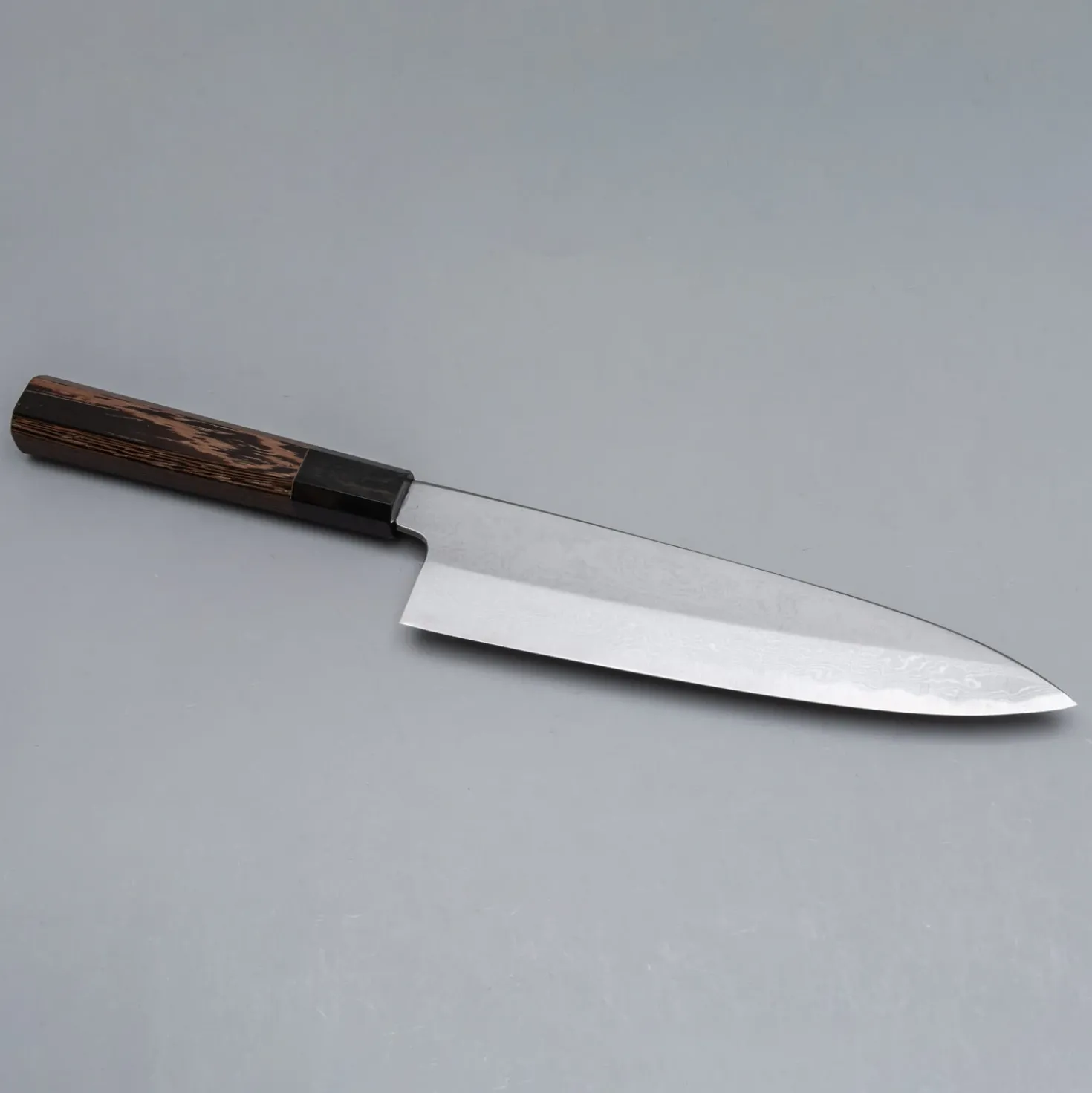 Yoshikazu Tanaka Shirogami #1 Damast Wenge Gyuto 21 cm