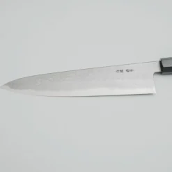 Yoshikazu Tanaka Shirogami #1 Damast Teak Gyuto 24 cm