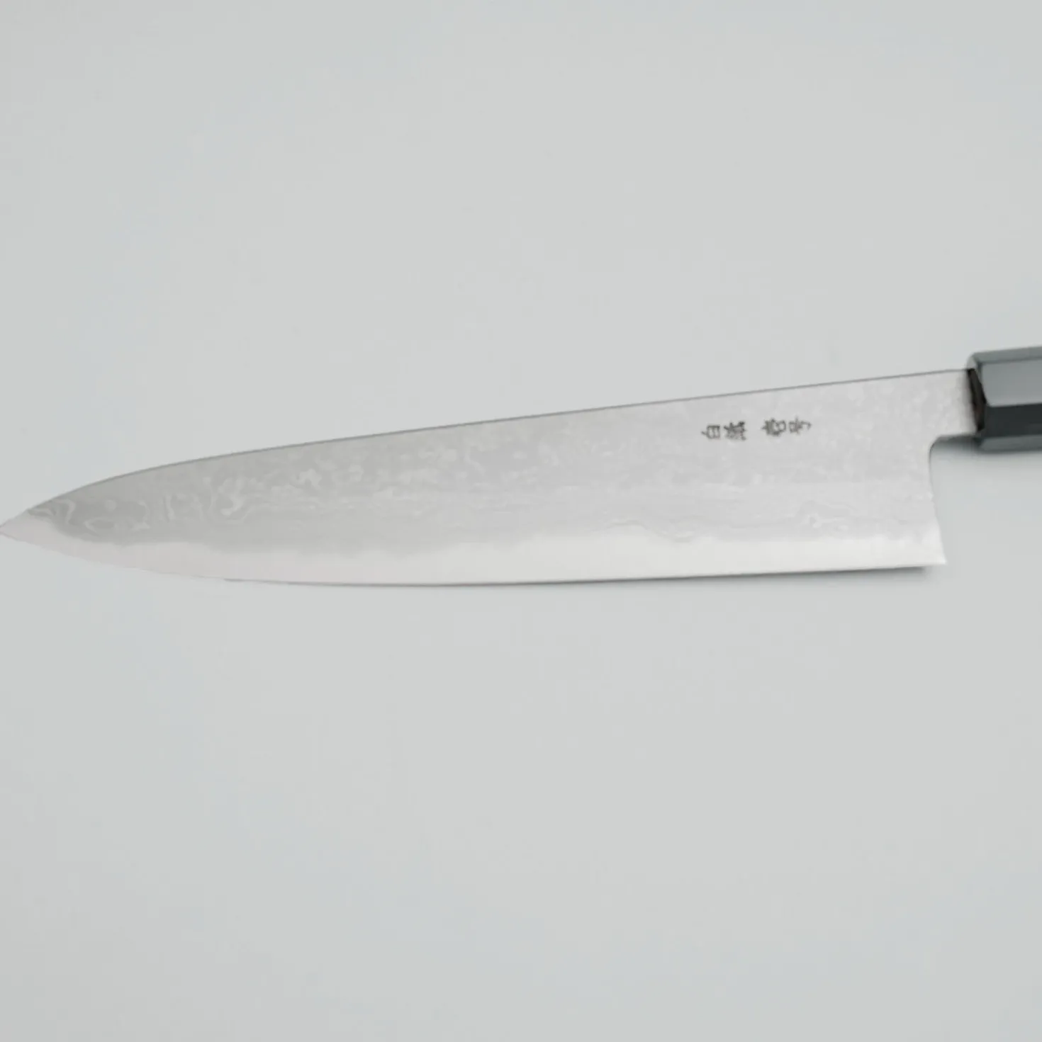 Yoshikazu Tanaka Shirogami #1 Damast Teak Gyuto 24 cm