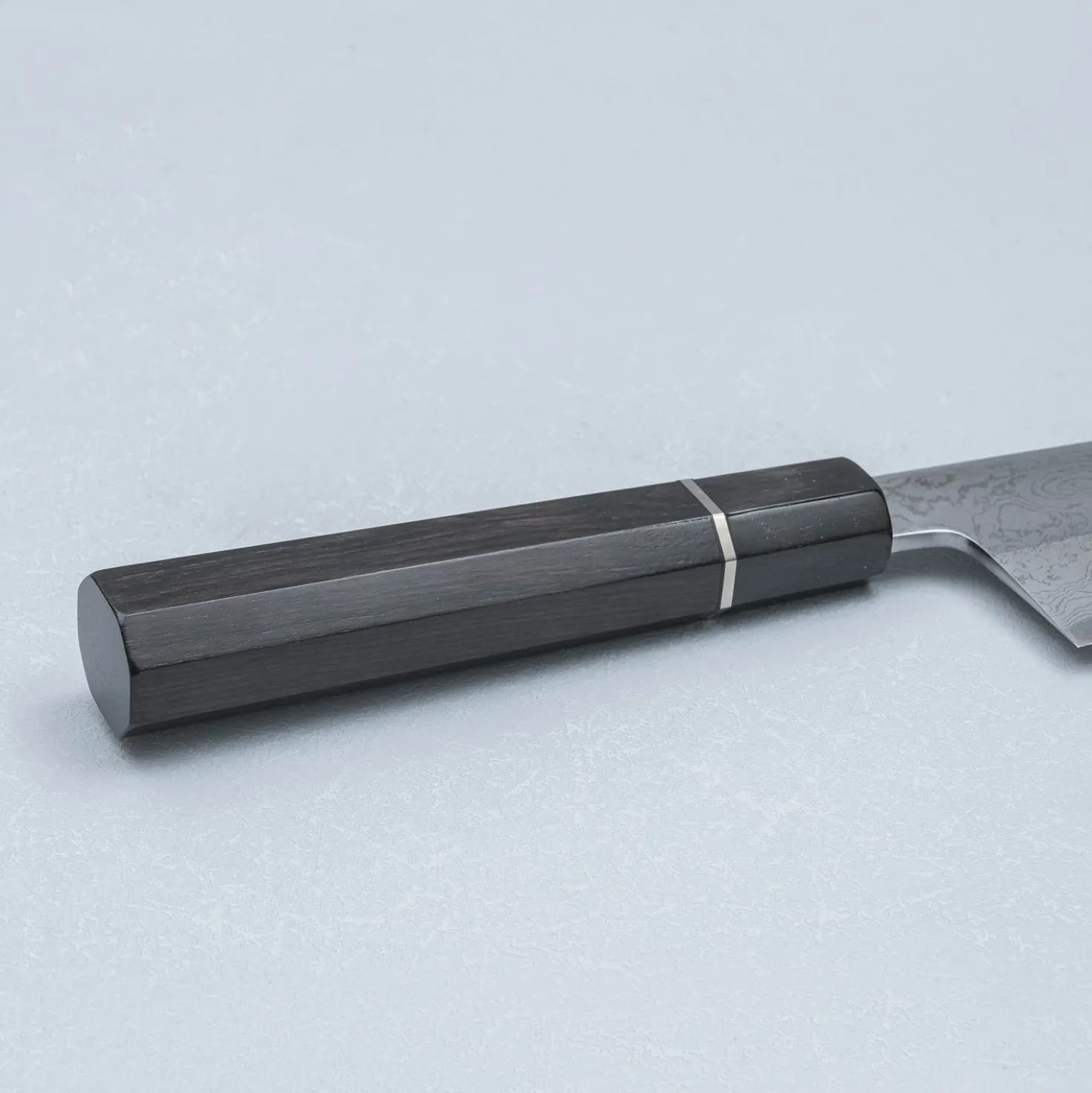 Yoshikazu Tanaka Shirogami #1 Damast Ebony Gyuto 24 cm