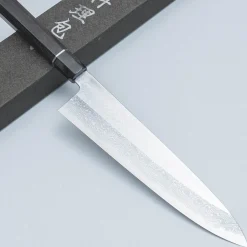 Yoshikazu Tanaka Shirogami #1 Damast Ebony Gyuto 24 cm