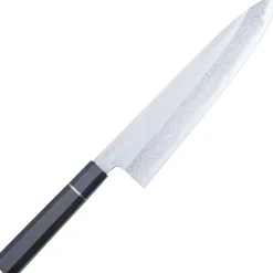 Yoshikazu Tanaka Shirogami #1 Damast Ebony Gyuto 24 cm