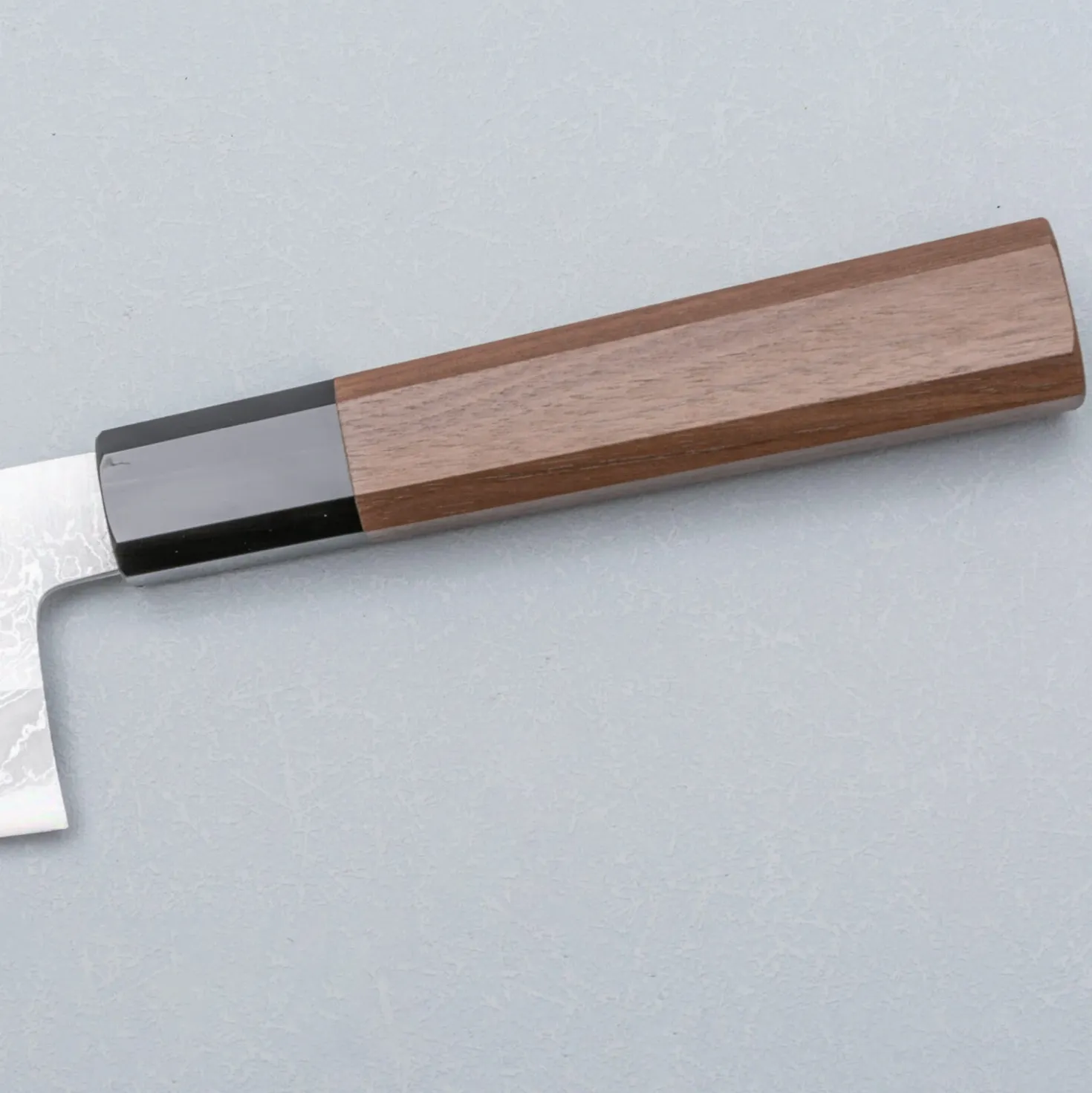 Yoshikazu Tanaka Shirogami #1 Damast Walnut Gyuto 21 cm