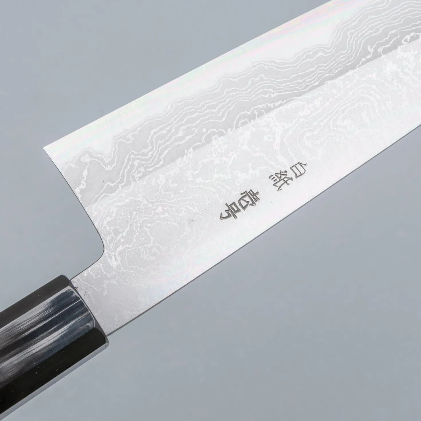 Yoshikazu Tanaka Shirogami #1 Damast Walnut Gyuto 21 cm