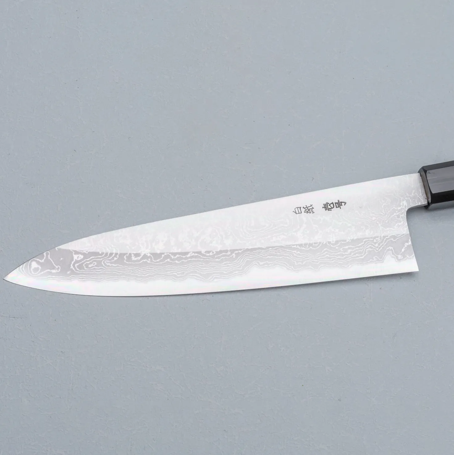Yoshikazu Tanaka Shirogami #1 Damast Walnut Gyuto 21 cm